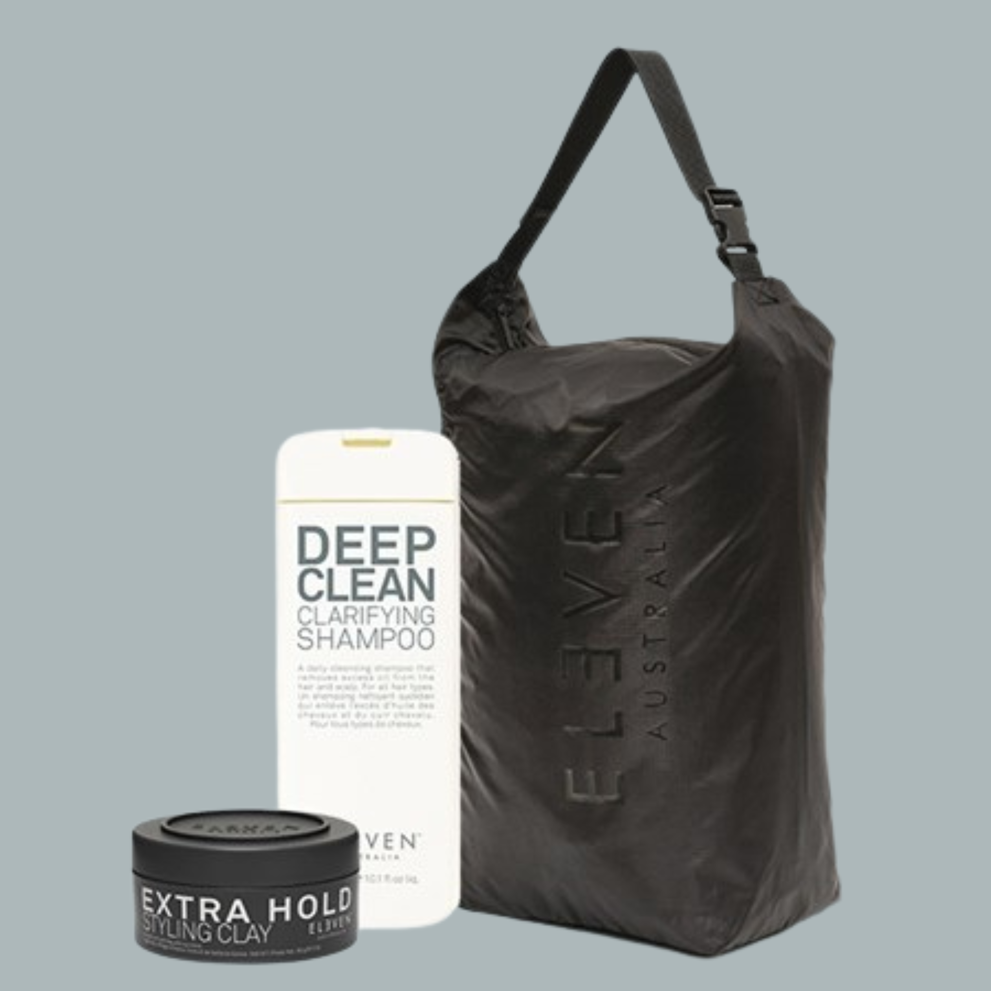 Eleven – Deep Clean Shampoo + Extra Hold Styling Clay