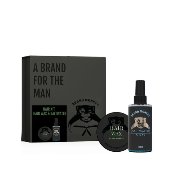 Beard Monkey – Hair Kit – Hair Wax – Gjafaaskja